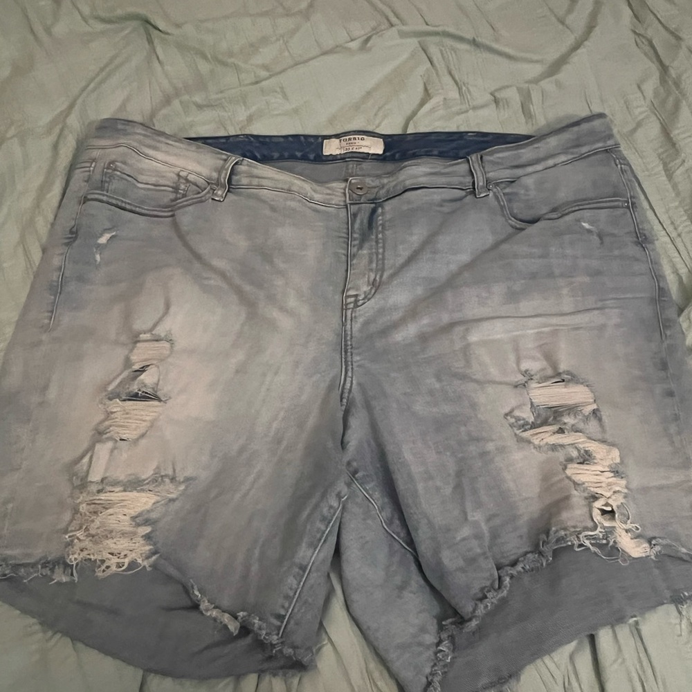 Torrid Jean shorts with 7inch inseam